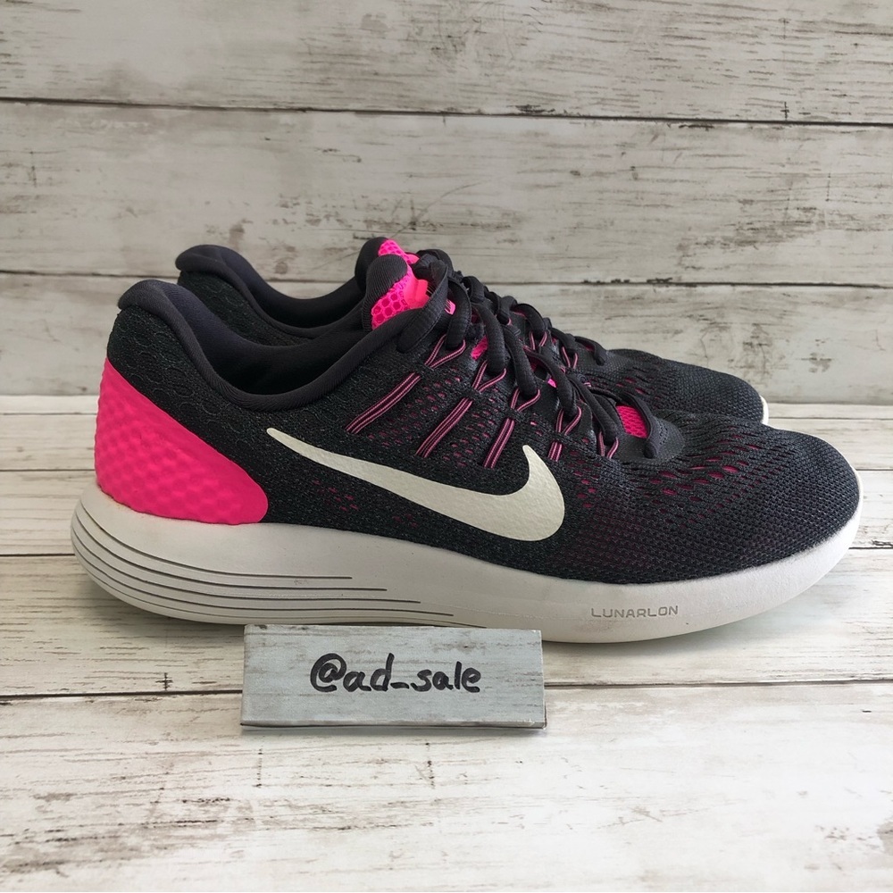 Nike Lunarglide 8 Women’s Grey/Pink Sneakers Size 7.5